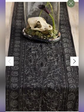 Terrain Halloween Crewel Stitch Table Runner Brand New